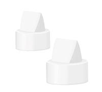 Maymom Duckbill Valve Compatible with Momcozy S9/S12, Spectra Caracup, FEISIKE Cup 2011 Version, TSRETE; (White, for Momcozy TSRETE, 2 ct)