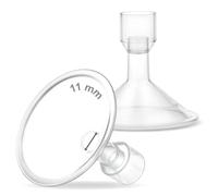 Maymom MyFit 11 mm Small Shields, Compatible with Medela Breast Pump- PersonalFit, Freestyle, Harmony, Maxi, Flex Connector, Connect to Widemouth/Narrow Connector, 2pcs
