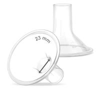 Maymom MyFit 23mm Medium Two Piece Chest Guard Compatible with Medela Breast Pump - Ideal for Hands-Free Bras - Not Original PersonalFit Flex Breast Shield, Not Original Freestyle Pump Parts, 2