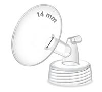 Maymom Pump Part Compatible with Spectra S1,S2 Spectra 9 Plus Breastpump; Incl Wide Mouth Flange (One flange-14mm Flange) Not Original Spectra Flange; Not Spectra Baby USA Parts