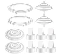 Maymom Pump Parts Compatible with Spectra S1 Spectra S2 Spectra 9 Plus Synergy Gold In uckbill Valve Silicone Membrane Backflow Protector Tubing; Replace Spectra Pump Parts S2 Replacement Parts