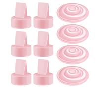 Maymom Pump Parts Compatible with Spectra S1 Spectra S2 Spectra Incl Duckbill Valve Replace Spectra Duckbill Valve Spectra S2 Replacement Parts Not Original Spectra Pump Parts (10 Piece Pink)