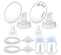 Maymom Pump Parts Compatible with Spectra S2 S1, 20mm Flange Valve Tube Bottle Backflow Protector, Not Original Spectra S2 Replacement Pump Parts Duckbill Valve Bottle