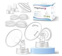 Maymom Pump Parts Compatible with Spectra S2 S1 9 Plus Breastpump, Flange (19mm) Valve Tubing Backflow Protector, Not Original Spectra Replacement Pump Parts S2 Accessories