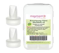 Maymom Pump Valve Compatible with Ameda MYA Joy, Purely Yours Pumps; 2 Count Duckbills to Replace Ameda Pump Valves; Retail Packaging Factory Sealed