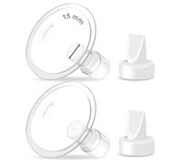 Maymom Pump Valve & MyFit 21mm Shield Compatible with Lansinoh Breast Pump Signature Pro/Smartpump/Manual Breast Pump. Replace Lansinoh Pump Valve. Not Original Lansinoh Pump Part (15mm Shield+Valve)