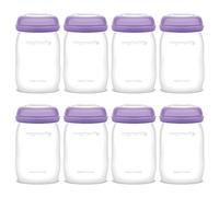 Maymom Storage Bottles Compatible with Lansinoh Pumps, Widemouth Version; Replace or Compatible with Laninoh Momma Bottles; 8 ct, 5oz
