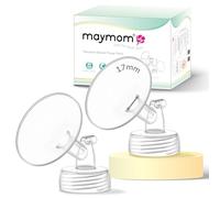 Maymom Wide Neck Pump Part Compatible wtih Spectra S1/S2 Pumps; Incl Wide Mouth Flange; Not Original Spectra Flange; Replaces Spectra Shield (17 mm Two Flanges)