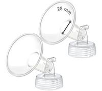 Maymom Wide Neck Pump Part For Spectra S1/S2 Pumps; Incl Wide Mouth Flange; Not Original Spectra Flange; Replaces Spectra Shield 28 mm Two Flanges