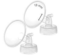 Maymom Wide Neck Pump Parts for Spectra S1/S2 Pumps; Incl Wide Mouth Flanges; Not Original Spectra Flange; Replaces Spectra Shield (19 mm Two Flanges)
