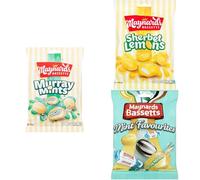Maynard Bassetts Sweet Shop Bundle, Includes 193 g Creamy Murray Mints, 192 g Tangy Sherbet Lemons & 192 g Assorted Mint Favourites