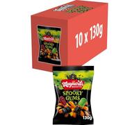 Maynards Bassets Spooky Gums, Gummy Candies in Fun and Festive Shapes, Perfect for Trick or Treat Gifts or Halloween Party, 130 g (Pack of 10)