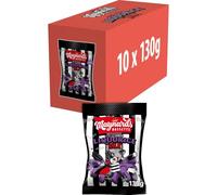Maynards Bassetts Black & White Liquorice Mix, The Optimum Halloween Treat, Perfect for Trick or Treat Gifts or Halloween Party, 130 g (Pack of 10)