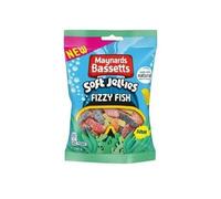 Maynards Bassetts Fizzy Fish Sweets Bag, 1.920 kg