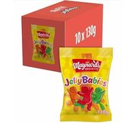Maynards Bassetts Jelly Babies, 10 x 130g Bags