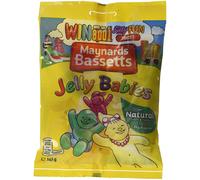 Maynards Bassetts Jelly Babies 12x165g (1.98kg) Bulk Sweets - Free From Artificial Colours | SW-MaynardsJellyBabies-12x165g