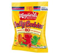 Maynards Bassetts Jelly Babies, Fruity & Chewy Classic Sweets, 165 g (Pack of 1)