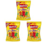 Maynards Bassetts Jelly Babies, Bursting with Fruity Flavours, Soft and Chewy Texture, Sharing Pack, 350g (Pack of 3)
