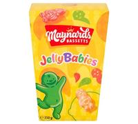 Maynards Bassetts Jelly Babies, Bursting with Fruity Flavours, Soft & Chewy Texture, Sharing Pack, 350 g (Pack of 6)