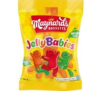 Maynards Bassetts Jelly Babies, Fruity & Chewy Classic Sweets, 165 g (Pack of 1)