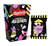 Maynards Bassetts Liquorice Allsorts Box 350g and M&S Liquorice Allsorts 225g Pouch, Sweet Combo Pack