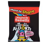 Maynards Bassetts Liquorice Allsorts Sweets Bag, 400 g