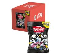 Maynards Bassetts Sweets Bag 10 x 130g (Liquorice Allsorts)