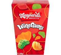Maynards Bassetts Wine Gums, Bursting With Fruity Flavours, 350 g Sharing Box (Pack of 1)
