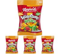 Maynards Bassetts Wine Gums Juicies Sweets, Bursting With Fruity Flavours, 130 g Bag (Pack of 4)