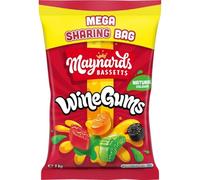 Maynards Bassetts Wine Gums, Mega Sharing Bag, Perfect Sweet Treat, Perfect for Mothers Day Gifts, 1 kg (Pack of 1)