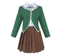MaYng Anime Chihiro Fujisaki Cosplay Costume Women's Halloween School Uniform Suit Sailor Suit Outfits (Women-XXL)