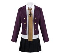 MaYng Anime Kirigiri Kyoko Cosplay Costume Women's Halloween Uniform Suit Sailor Suit Outfits (X-Small)