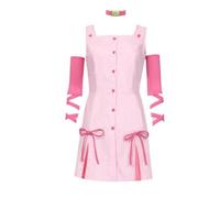 MaYng Anime Sugimoto Reimi Cosplay Costume Women's Halloween Uniform Suit Pink Dress Full Set Outfits (Small)