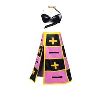 MaYng Anime Trish Una Cosplay Costume Women's Halloween Uniform Suit Purple Dress Outfits (Women-XL)