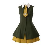 MaYng Hat Anime KINOMOTO Cosplay Costume Women's Halloween Uniform Suit Green Dress Outfits (Large)