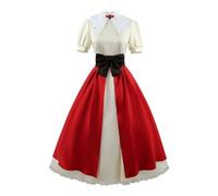 MaYng Hot Anime KINOMOTO Cosplay Costume Women's Halloween Uniform Suit Red Long Dress Outfits (X-Small)