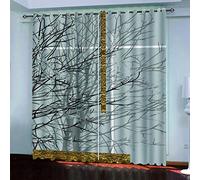 MAYNUO Curtains For Bedroom 3D Abstract Grey Prints Printed Curtain For Kids Boys, Blackout Eyelet 110x62Inch Pattern Thermal Insulated Room Darkening, Window Draperies For Living Room
