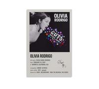 Maynuo Olivia Poster Rodrigo Album Cover Vintage Collage Art Signature Cover Canvas Art Painting Decor Wall Posters Bedroom Gym Decorative Gift 12x18inch(30x45cm)