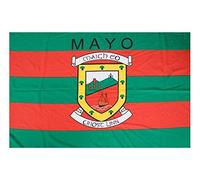 Mayo Mayo County GAA Green and Red Rectangular Flag for Sports Activities, Team Celebrations