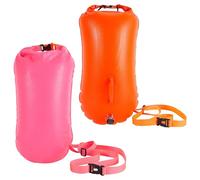 Mayoii 2pcs Tow Float Secure Multifunctional Double Airbags Nylon 23x45cm (Orange and Pink)