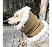 Mayoii Dog Snood With Thermal Liner, Adjustable Dog Ear Defender Muffs Noise Protection Comfortable Quiet, Happy Hoodie For Dogs Anxiety Relief, Dogs Grooming (Black, S)