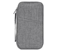 Mayoii Passport Organiser Multifunctional Portable High Capacity Waterproof 25.5 x 15 x 3 cm, lightgrey, 25.5x15x3cm, Modern