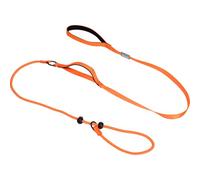 Mayoii Slip Lead for Dogs Correct Reckless Behavior P Rope Walking and Training Dogs Nylon Secure 170cm (Orange)