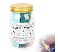 Mayoii Uplifting Bible Verses in a Jar, Encouragement, and Inspiration for Daily Reflection, Christian Scripture Jar for Spiritual Growth, Thoughtful Gift for Loved Ones