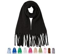 Mayoii Winter Warm Scarf for Women Chunky Scarf Oversized Big Grid Long Shawl Large Cold Weather Thick Blanket Scarves