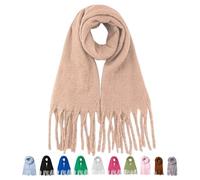Mayoii Winter Warm Scarf for Women Chunky Scarf Oversized Big Grid Long Shawl Large Cold Weather Thick Blanket Scarves