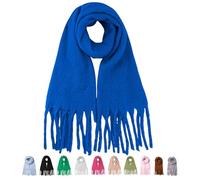 Mayoii Winter Warm Scarf for Women Chunky Scarf Oversized Big Grid Long Shawl Large Cold Weather Thick Blanket Scarves