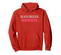 Mayoress Murderess in every color, ginny with georgia Pullover Hoodie, Adult Unisex, Red, XX-Large