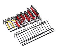 Mayouko 2PCS 15-Slot Plier Organizer Rack, Organizer for Wrenches & Pliers, Black Pliers Holder