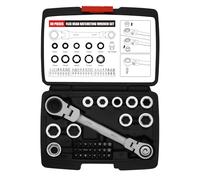Mayouko 36PCS Flex Head Ratcheting Wrench Set, 72 Tooth Double Box End Wrench 8mm -19mm
